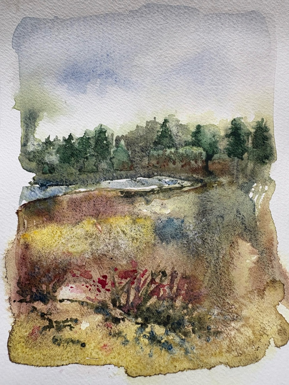 Watercolor painting